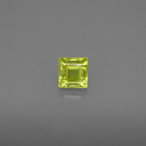 Esfena verde natural de 0,45 ct, cuadrado, VS