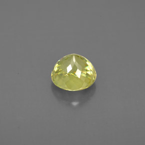 Esfena verde natural de 1,06 ct, corte redondo, VS-SI