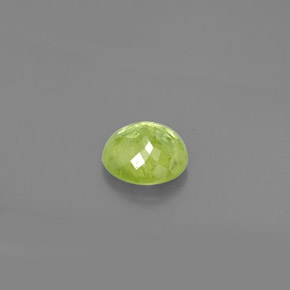 Esfena verde natural de 1,65 ct, corte redondo, SI