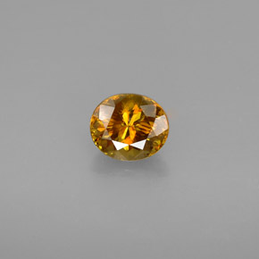 Esfena multicolor natural de 1,48 ct, corte óvalo, VVS-VS