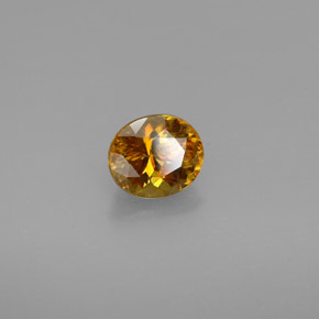 Esfena multicolor natural de 1,48 ct, corte óvalo, VVS-VS