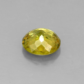 Esfena multicolor natural de 0,86 ct, corte redondo, VS
