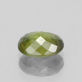 Esfena Verde dorado natural de 1.52 ct, Corte Óvalo, VS-SI