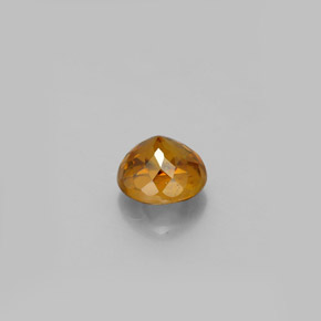 Esfena amarillo natural de 0,77 ct, corte redondo, VS