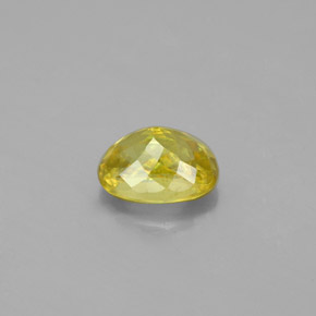Esfena amarillo natural de 1,16 ct, corte óvalo, VS-SI