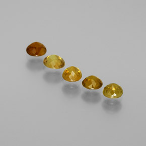 Gemas de esfena multicolor natural de 1,21 ct, corte redondo, VS-SI