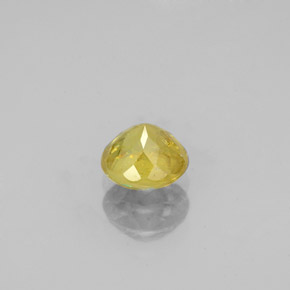 Esfena verde natural de 0,80 ct, corte redondo, SI