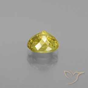 esfena Amarillo cyber natural de 1.23 ct, Ovalada, SI