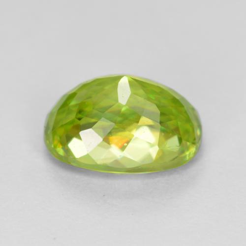 Esfena amarillo natural de 1,97 ct, corte óvalo, SI