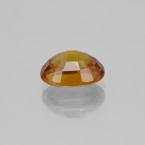 Esfena amarillo natural de 2,40 ct, corte óvalo, SI