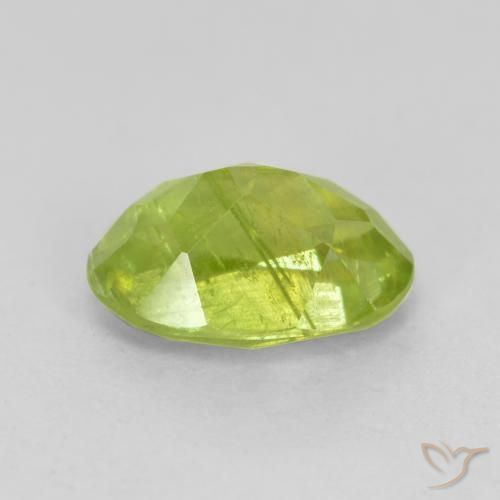 esfena Verde claro natural de 1.15 ct, Ovalada, SI