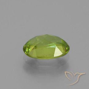 Esfena Verde claro natural de 1.30 ct, Corte Óvalo, SI