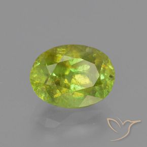esfena Verde claro natural de 2.31 ct, Ovalada, SI