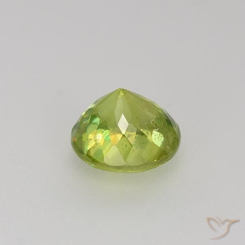 esfena Amarillo claro natural de 1.19 ct, Redondo, VS-SI