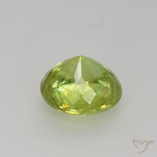 esfena Amarillo claro natural de 1.32 ct, Redondo, VS-SI