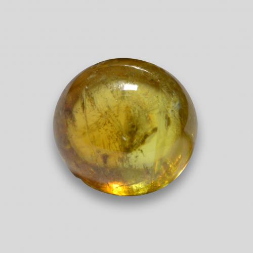 Esfena dorado natural de 2,24 ct, corte óvalo, transparente