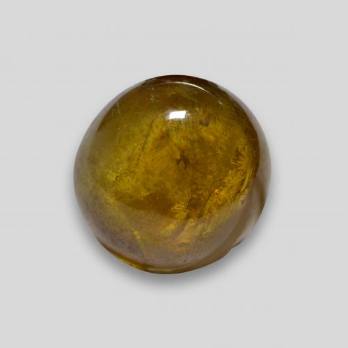 Esfena Marrón dorado natural de 2.78 ct, Corte Óvalo, Transparente