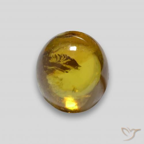 2.28ct Natural Dorado esfena, Ovalada, Transparente