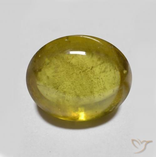 2.59ct Natural Marrón dorado intenso esfena, Ovalada, Translúcido