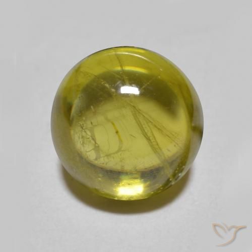 2.04ct Natural Dorado medio esfena, Redondo, Translúcido