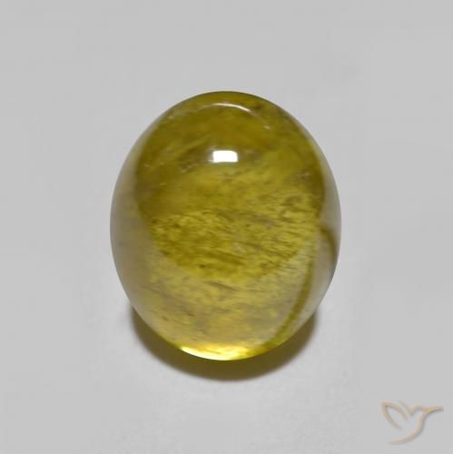 esfena Medium Golden Brown natural de 2.68 ct, Ovalada, Translúcido