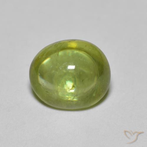 1.86ct Natural Verde Oliva esfena, Ovalada, Transparente