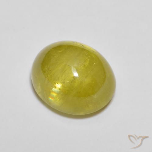 2.78ct Natural Amarillo abejorro esfena, Ovalada, Transparente