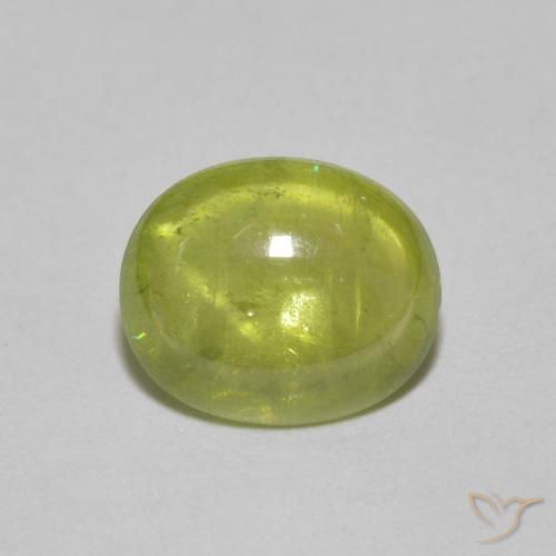 2.27ct Natural Amarillo medio esfena, Ovalada, Transparente