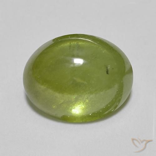 1.54ct Natural Verde Oliva esfena, Ovalada, Translúcido