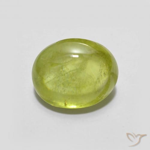 2.37ct Natural Amarillo medio esfena, Ovalada, Transparente