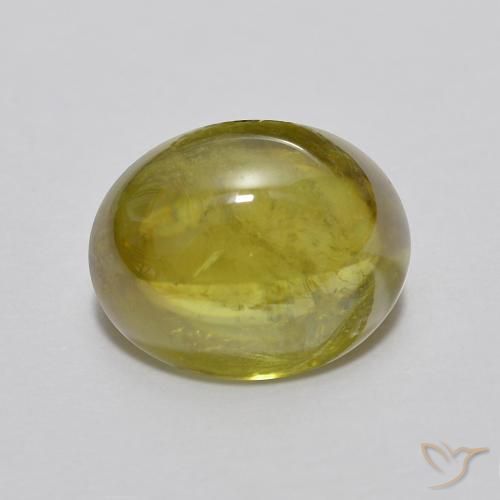2.33ct Natural Verde medio esfena, Ovalada, Transparente