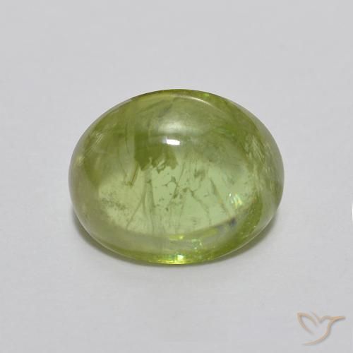 1.93ct Natural Verde medio esfena, Ovalada, Transparente