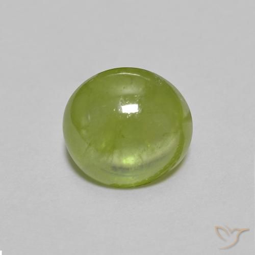 1.52ct Natural Verde Oliva esfena, Ovalada, Transparente