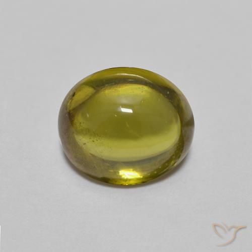 1.22ct Natural Dorado terroso esfena, Ovalada, Transparente