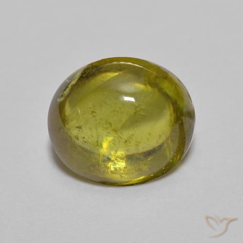 1.76ct Natural Marrón dorado intenso esfena, Ovalada, Transparente