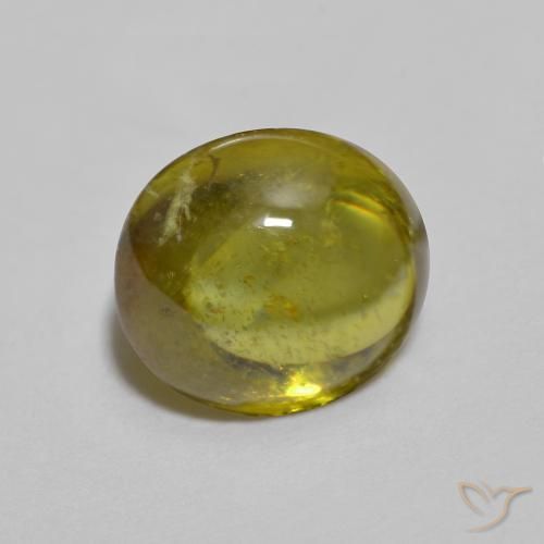 esfena Marrón dorado intenso natural de 1.76 ct, Ovalada, Transparente