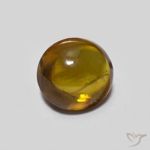 esfena Marrón cálido natural de 0.82 ct, Ovalada, Transparente