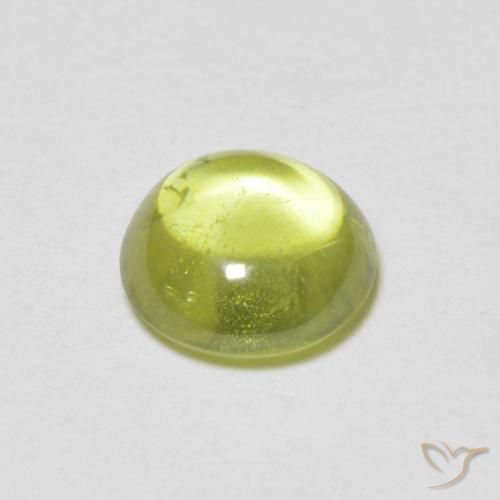 esfena Verde claro natural de 0.94 ct, Ovalada, Transparente