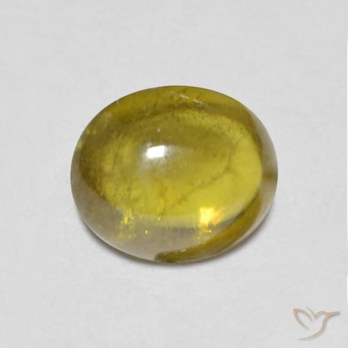 1.03ct Natural Medium Golden Brown esfena, Ovalada, Transparente