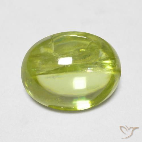 1.34ct Natural Amarillo claro esfena, Ovalada, Transparente