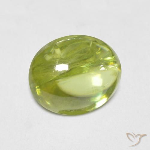 esfena Amarillo claro natural de 1.34 ct, Ovalada, Transparente