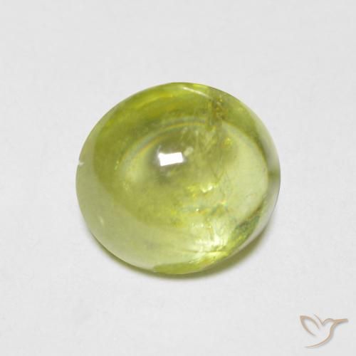 1.58ct Natural Verde Oliva esfena, Ovalada, Transparente