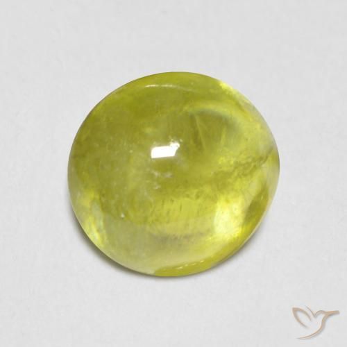 esfena Verde claro natural de 1.83 ct, Ovalada, Transparente