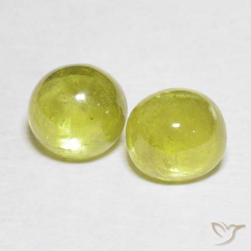 3.07ctw Natural Pineapple yellow esfena, Ovalada, Transparente
