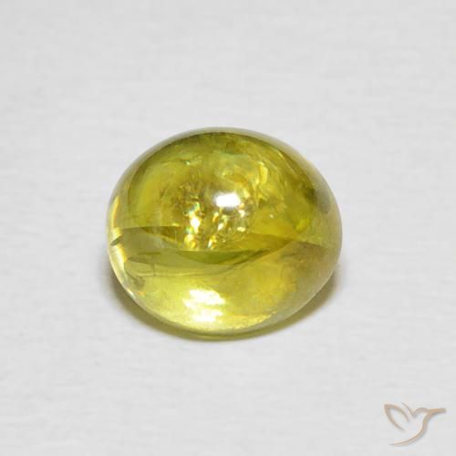 2.25ct Natural Pineapple yellow esfena, Ovalada, Transparente