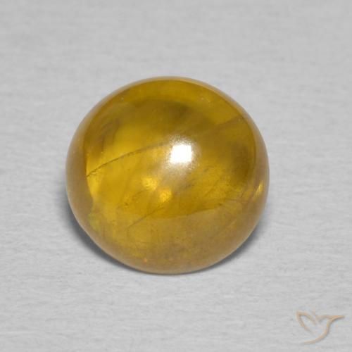 2.08ct Natural Oro esfena, Ovalada, Transparente