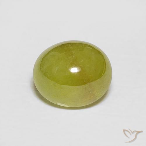 2.24ct Natural Amarillo limón esfena, Ovalada, Translúcido