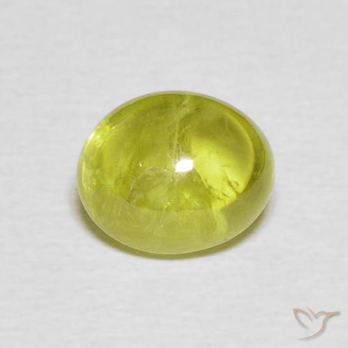 2.42ct Natural Verde medio esfena, Ovalada, Transparente