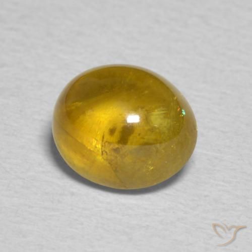 esfena Oro natural de 1.74 ct, Ovalada, Transparente