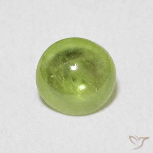 1.33ct Natural Verde medio esfena, Ovalada, Transparente